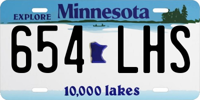 MN license plate 654LHS