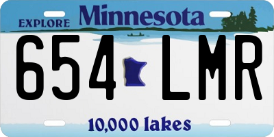 MN license plate 654LMR