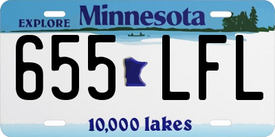 MN license plate 655LFL