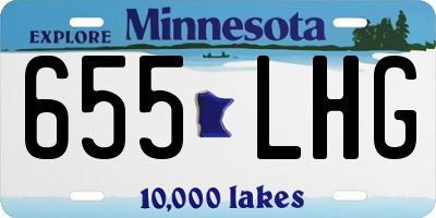 MN license plate 655LHG