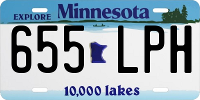 MN license plate 655LPH
