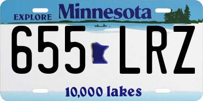 MN license plate 655LRZ