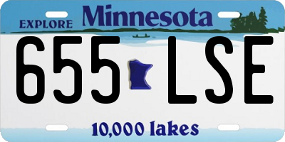 MN license plate 655LSE