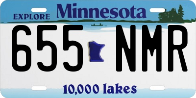MN license plate 655NMR