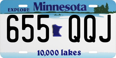 MN license plate 655QQJ
