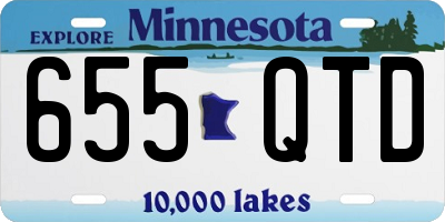 MN license plate 655QTD