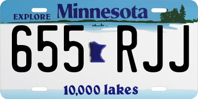 MN license plate 655RJJ