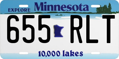 MN license plate 655RLT