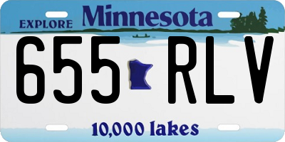 MN license plate 655RLV