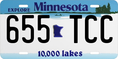 MN license plate 655TCC