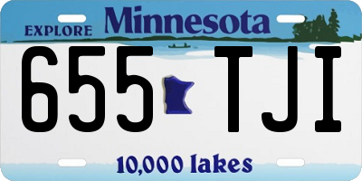 MN license plate 655TJI
