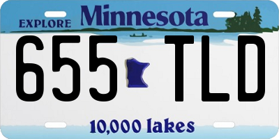 MN license plate 655TLD