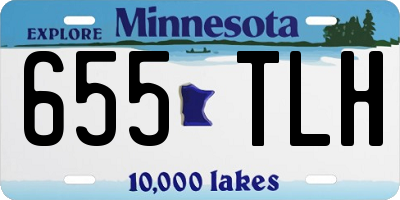 MN license plate 655TLH