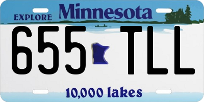 MN license plate 655TLL