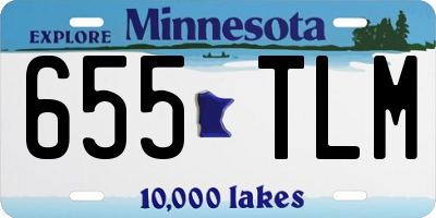 MN license plate 655TLM