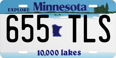 MN license plate 655TLS