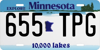 MN license plate 655TPG