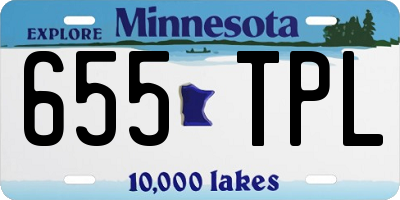 MN license plate 655TPL