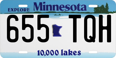 MN license plate 655TQH
