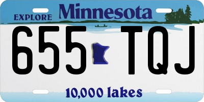 MN license plate 655TQJ