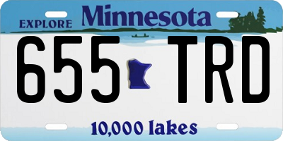 MN license plate 655TRD
