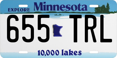 MN license plate 655TRL