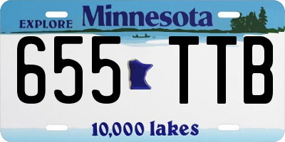 MN license plate 655TTB