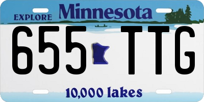MN license plate 655TTG
