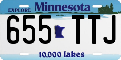 MN license plate 655TTJ