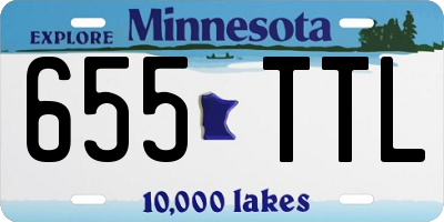 MN license plate 655TTL