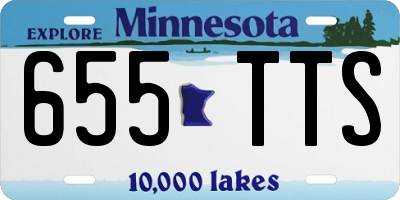 MN license plate 655TTS