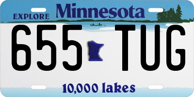 MN license plate 655TUG