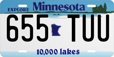 MN license plate 655TUU