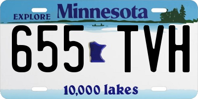 MN license plate 655TVH