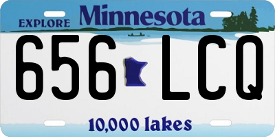 MN license plate 656LCQ