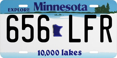 MN license plate 656LFR