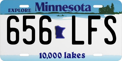 MN license plate 656LFS
