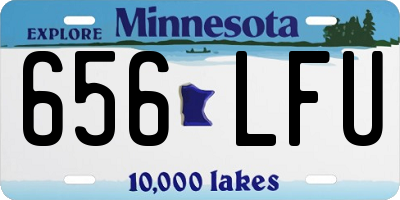 MN license plate 656LFU