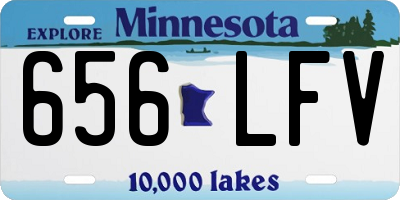 MN license plate 656LFV