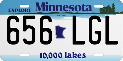 MN license plate 656LGL