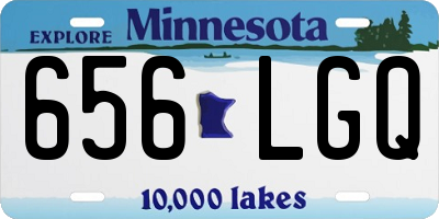 MN license plate 656LGQ