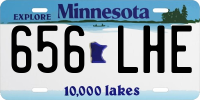 MN license plate 656LHE