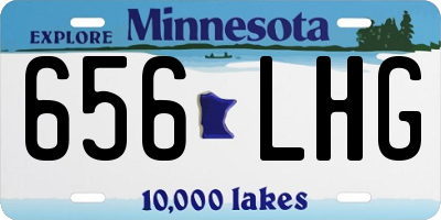 MN license plate 656LHG