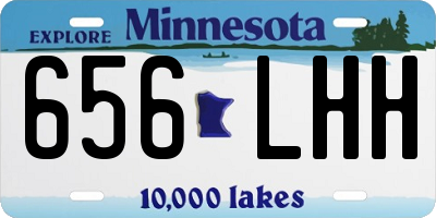 MN license plate 656LHH