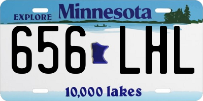 MN license plate 656LHL
