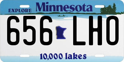 MN license plate 656LHO