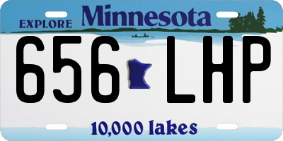 MN license plate 656LHP