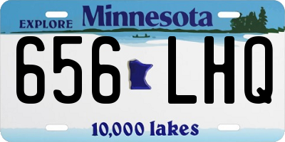 MN license plate 656LHQ