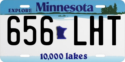 MN license plate 656LHT