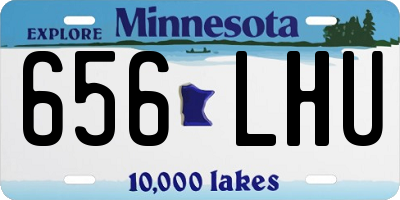 MN license plate 656LHU